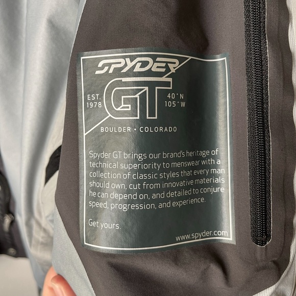 Spyder Men’s Medium GT Shell Jacket (Rare) - Picture 3 of 5
